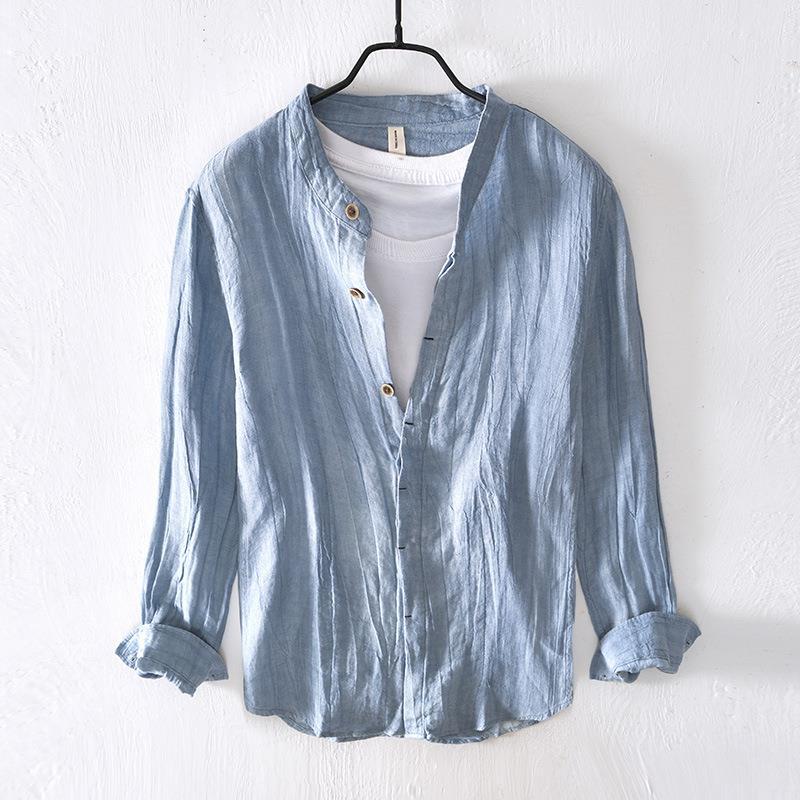 Monceau Chemise en Lin 100% Coupe Décontractée pour Confort Respirant au Quotidien - Hommfer