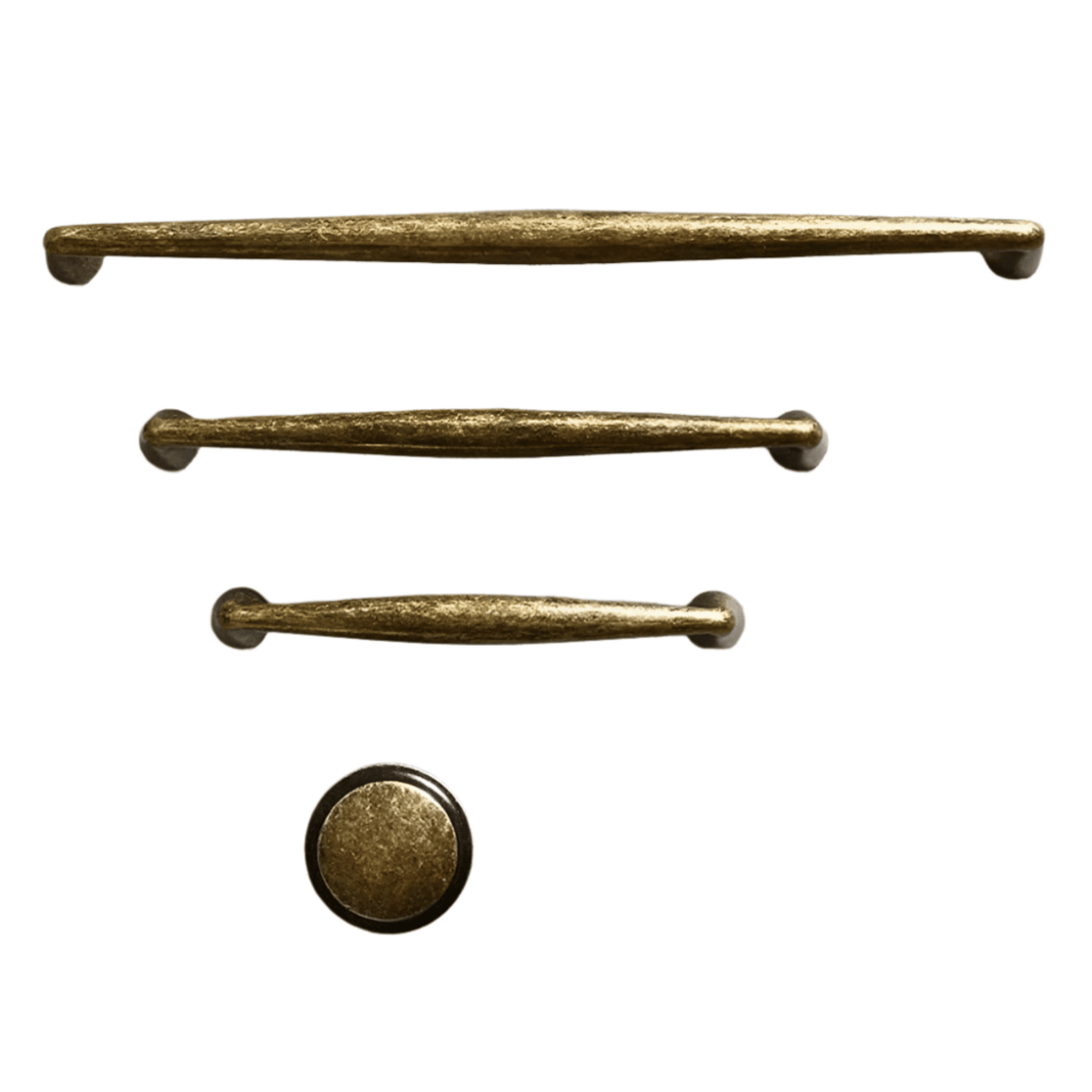 Poignée ou Bouton de Meuble en Alliage de Zinc Durable, Finition Bronze Antique pour Armoires et Tiroirs - Hommfer