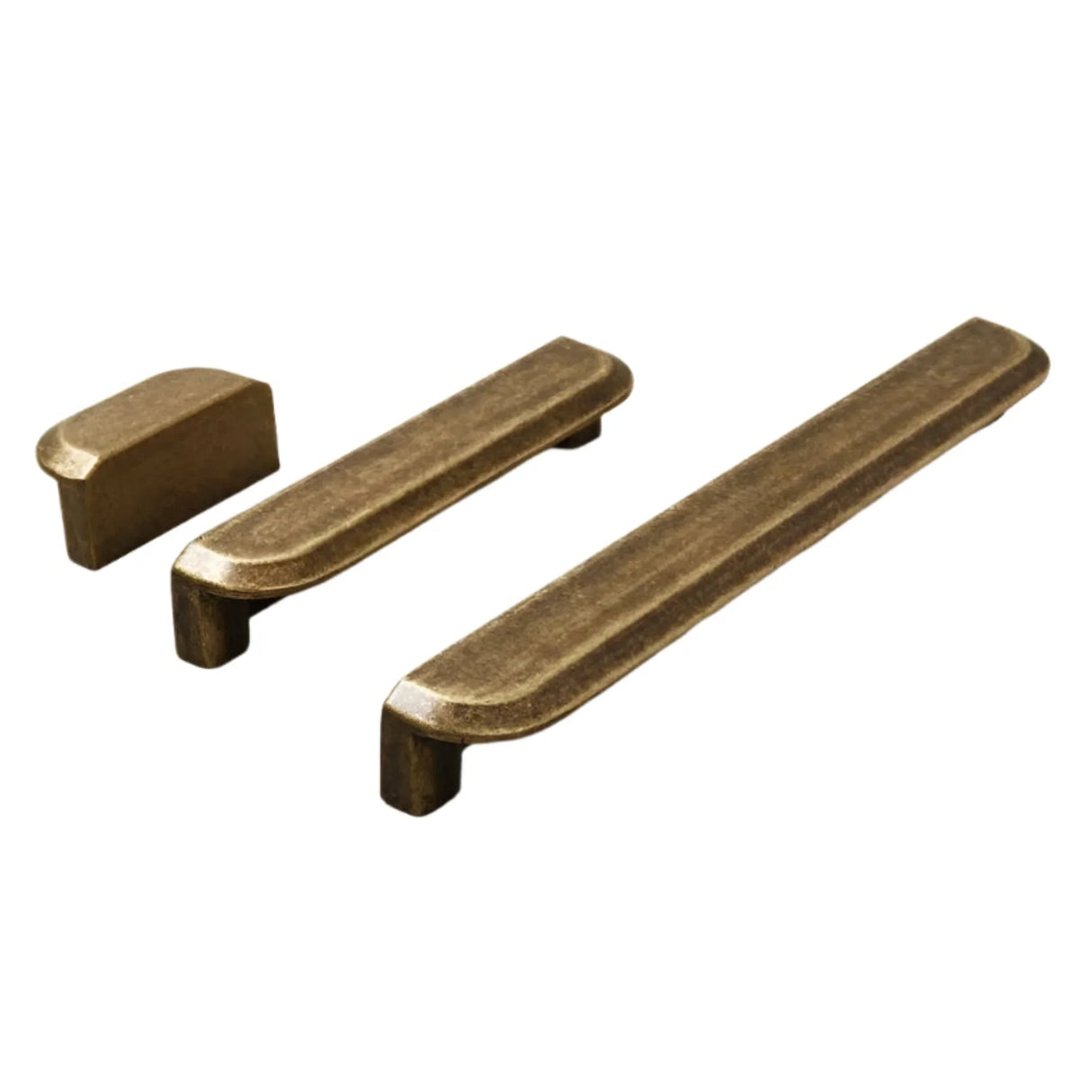 Poignée ou bouton de meuble en alliage de zinc, finition bronze antique, pour tiroirs, armoires et placards - Hommfer