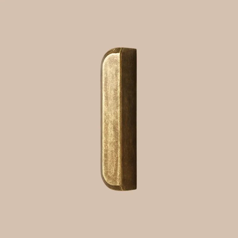 Poignée ou bouton de meuble en alliage de zinc, finition bronze antique, pour tiroirs, armoires et placards - Hommfer