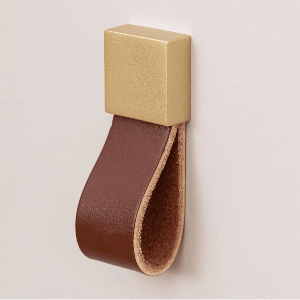 Poignées et boutons de meuble en cuir véritable et alliage de zinc style européen pour armoires et tiroirs - Hommfer