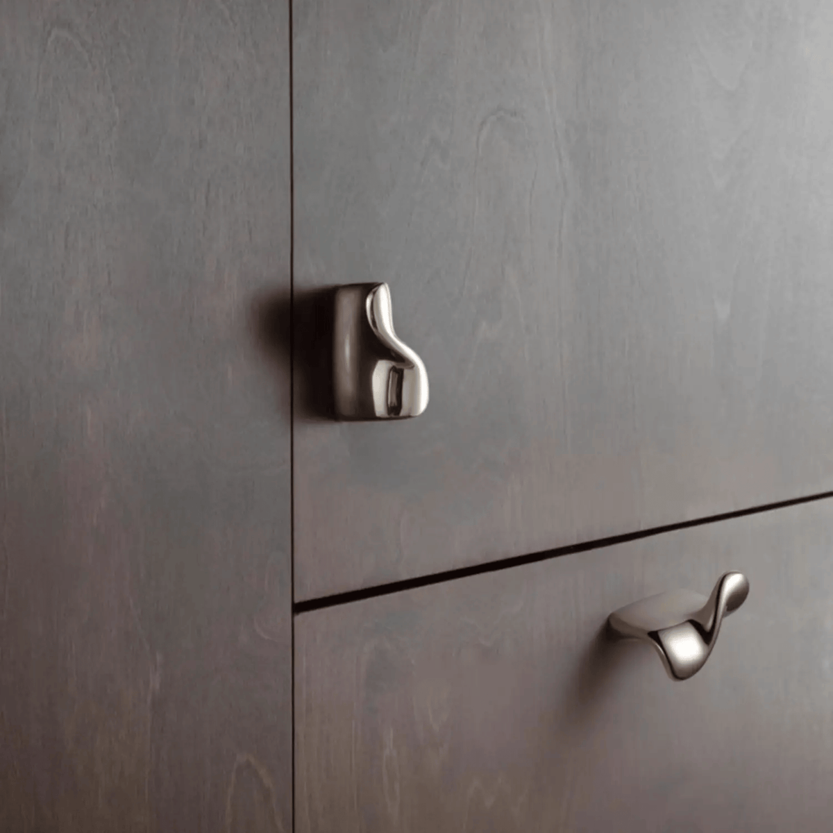 Poignées et boutons de meuble en laiton massif pour armoires et tiroirs de cuisine, design minimaliste, vis incluses - Hommfer