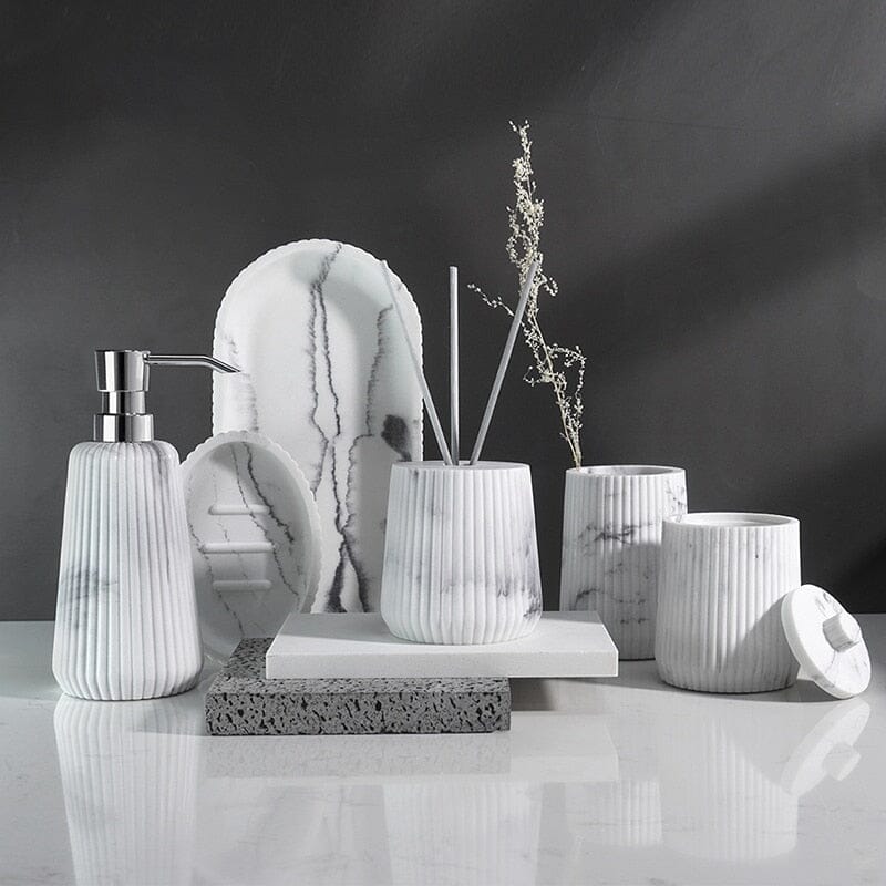 Raine Sandstone Bathroom Accessories - Hommfer