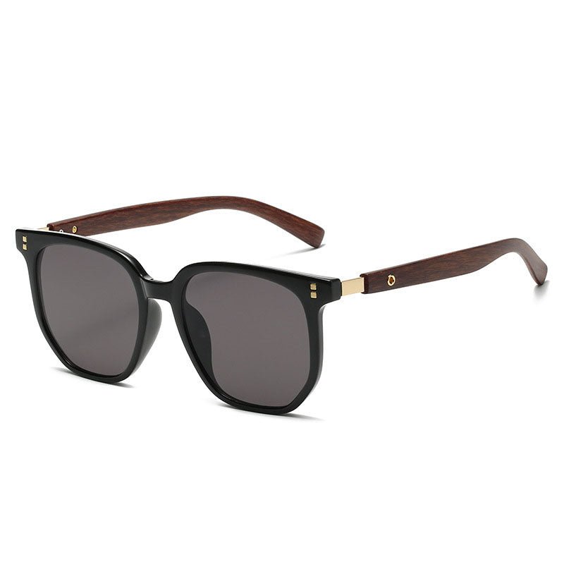 Rowan Sunglasses with Handcrafted Wood Frames for Lightweight Comfort and CE-Certified UV Protection - Hommfer
