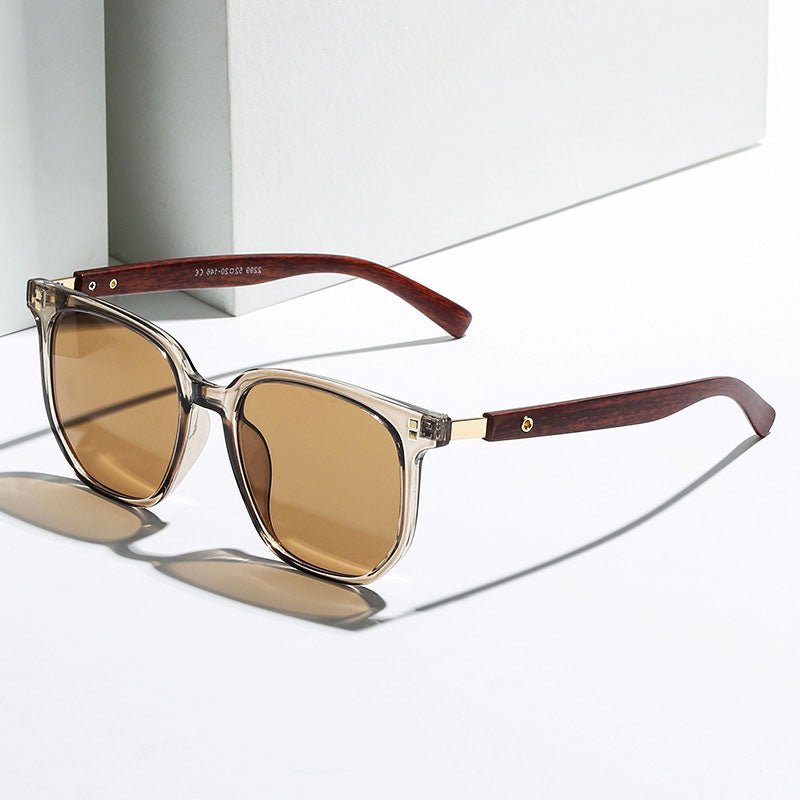 Rowan Sunglasses with Handcrafted Wood Frames for Lightweight Comfort and CE-Certified UV Protection - Hommfer