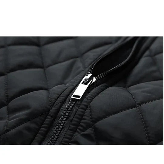 Valmont Veste bomber matelassée avec isolation en coton pour rester au chaud par temps frais et résistante au vent - Hommfer