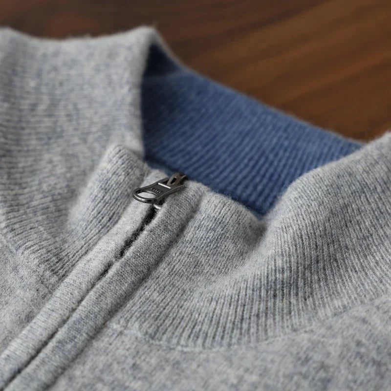 Veste zippée Ellington 100% Cachemire - Hommfer
