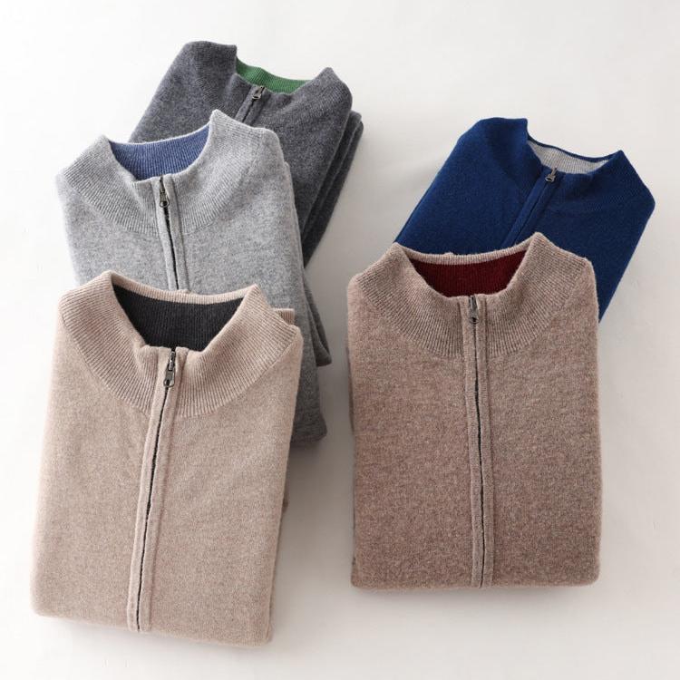 Veste zippée Ellington 100% Cachemire - Hommfer