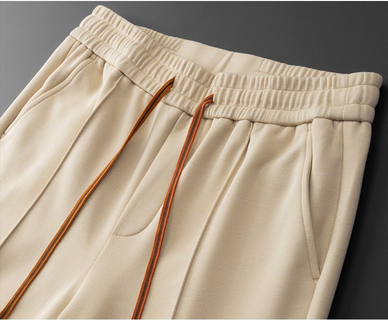Arden Loungewear Set in Breathable Silk-Cotton Blend with Crewneck Sweatshirt and Straight-Leg Sweatpants - Hommfer