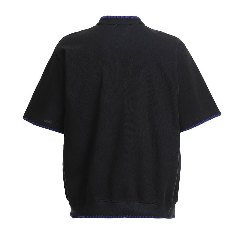 Arvel Polo en 100 % coton biologique à coutures contrastées pour un confort respirant et une coupe décontractée - Hommfer