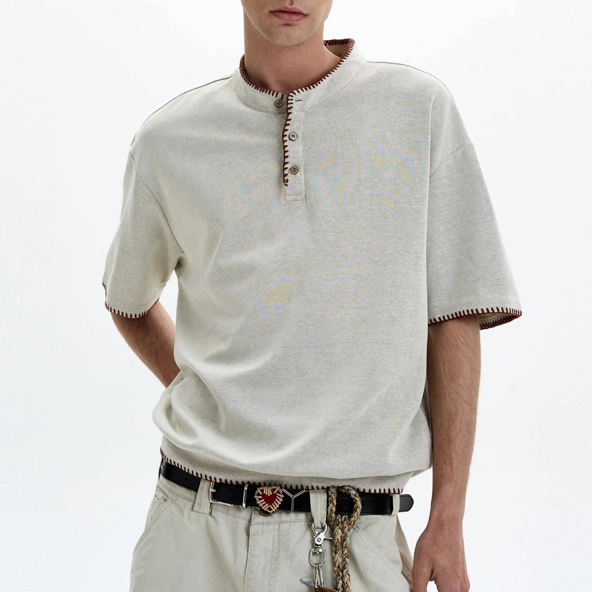 Arvel Polo en 100 % coton biologique à coutures contrastées pour un confort respirant et une coupe décontractée - Hommfer