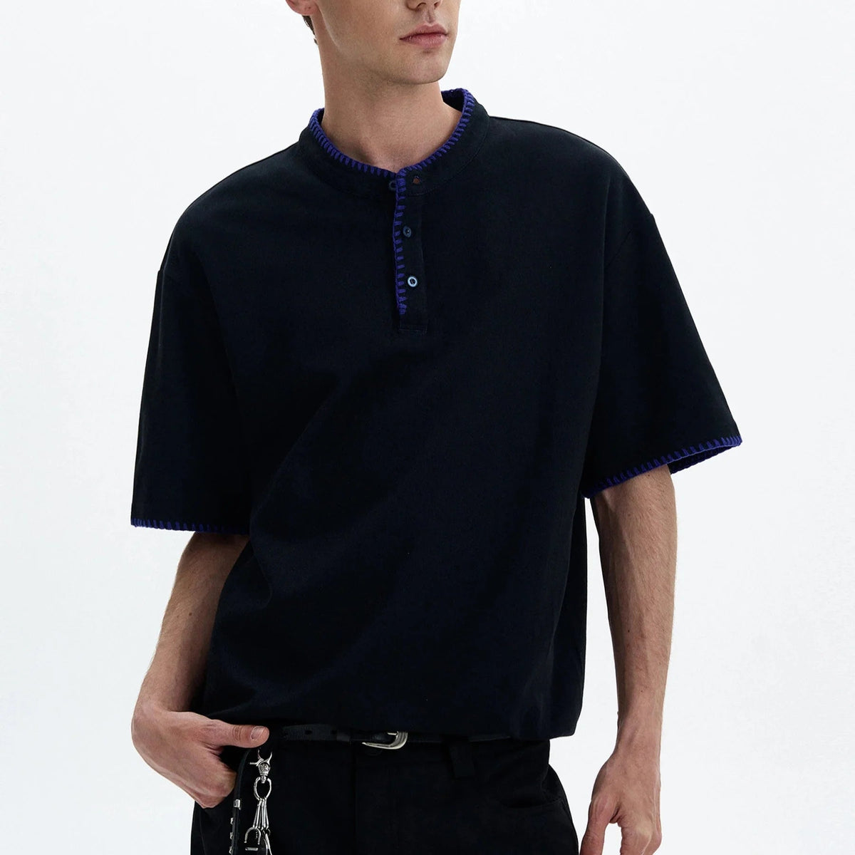 Arvel Polo en 100 % coton biologique à coutures contrastées pour un confort respirant et une coupe décontractée - Hommfer