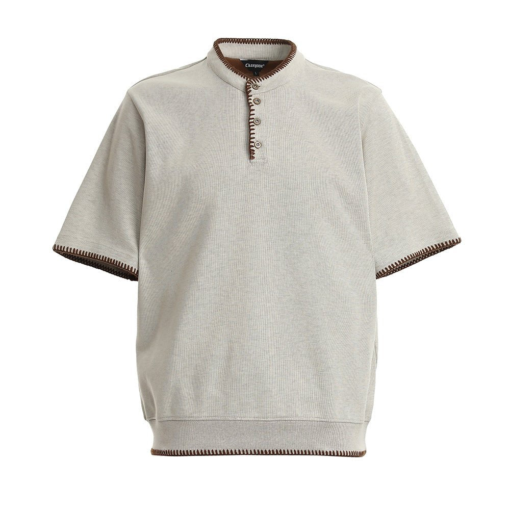 Arvel Polo en 100 % coton biologique à coutures contrastées pour un confort respirant et une coupe décontractée - Hommfer