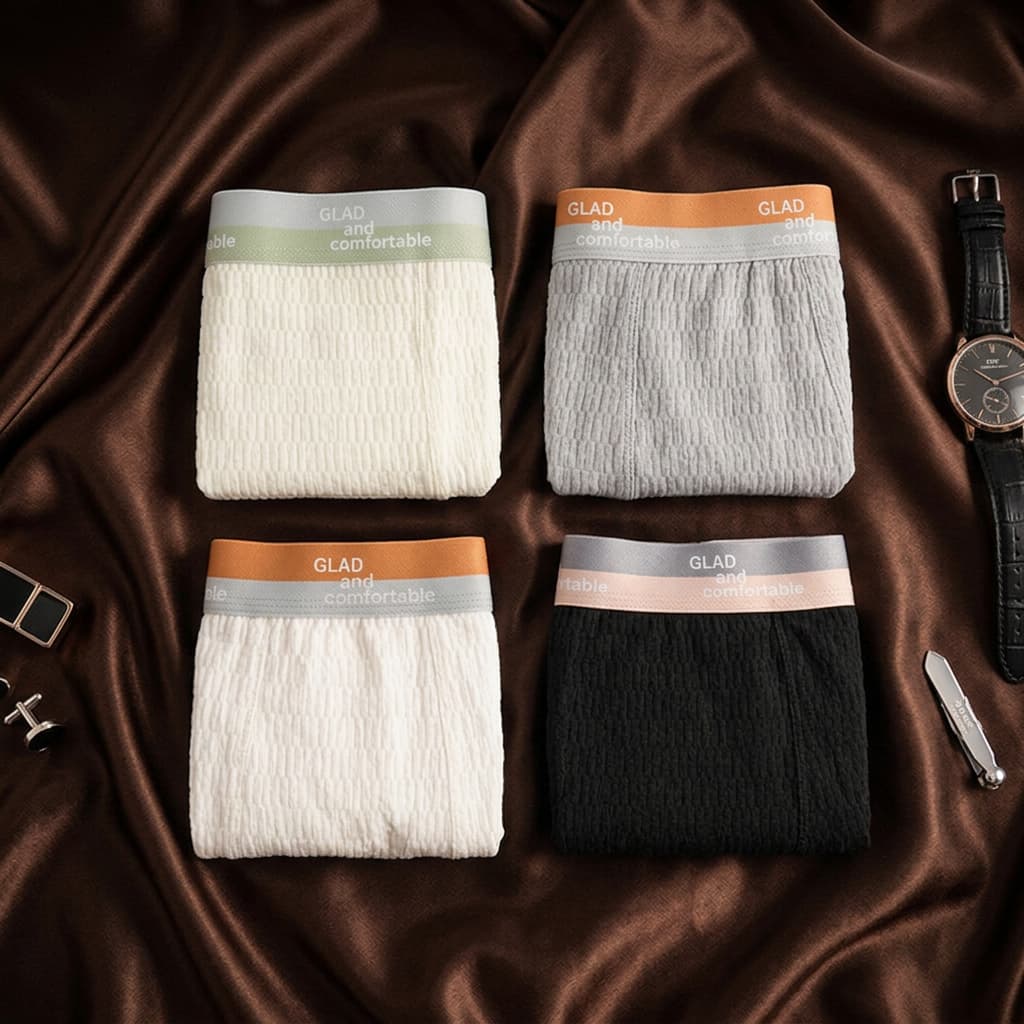 Aubin Boxer en 100% coton biologique ultra-doux, anti-odeurs et sans coutures pour un confort toute la journée - Hommfer
