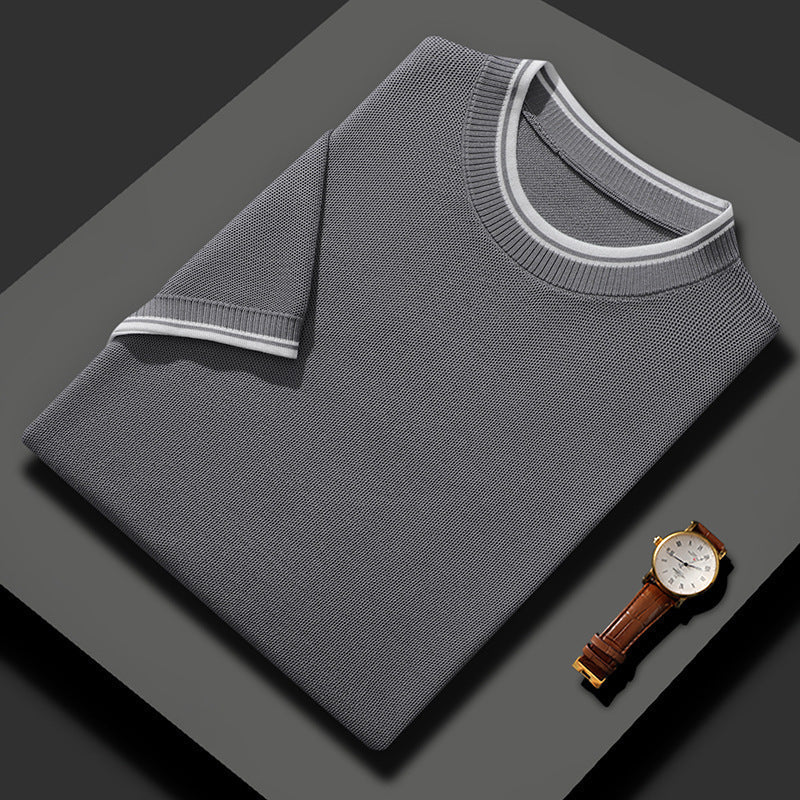 Aubin Chemise à manches courtes en coton bio et soie de mûrier pour confort respirant - Hommfer