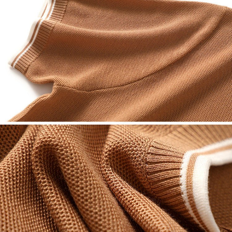Aubin Chemise à manches courtes en coton bio et soie de mûrier pour confort respirant - Hommfer