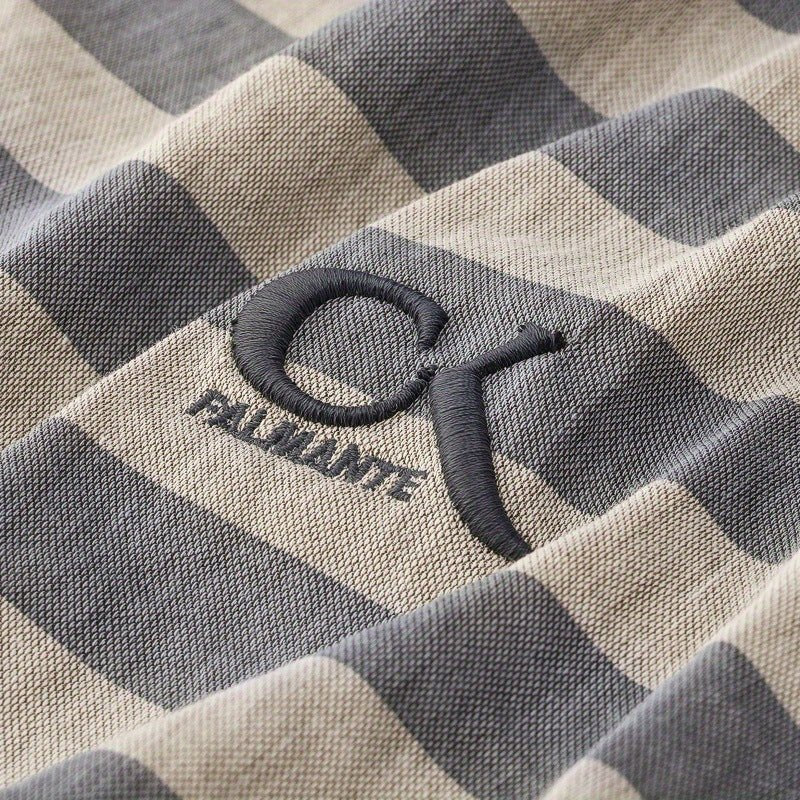 Auden Striped Slim Fit Shirt in Cotton-Silk for Moisture-Wicking, Quick-Dry Comfort - Hommfer