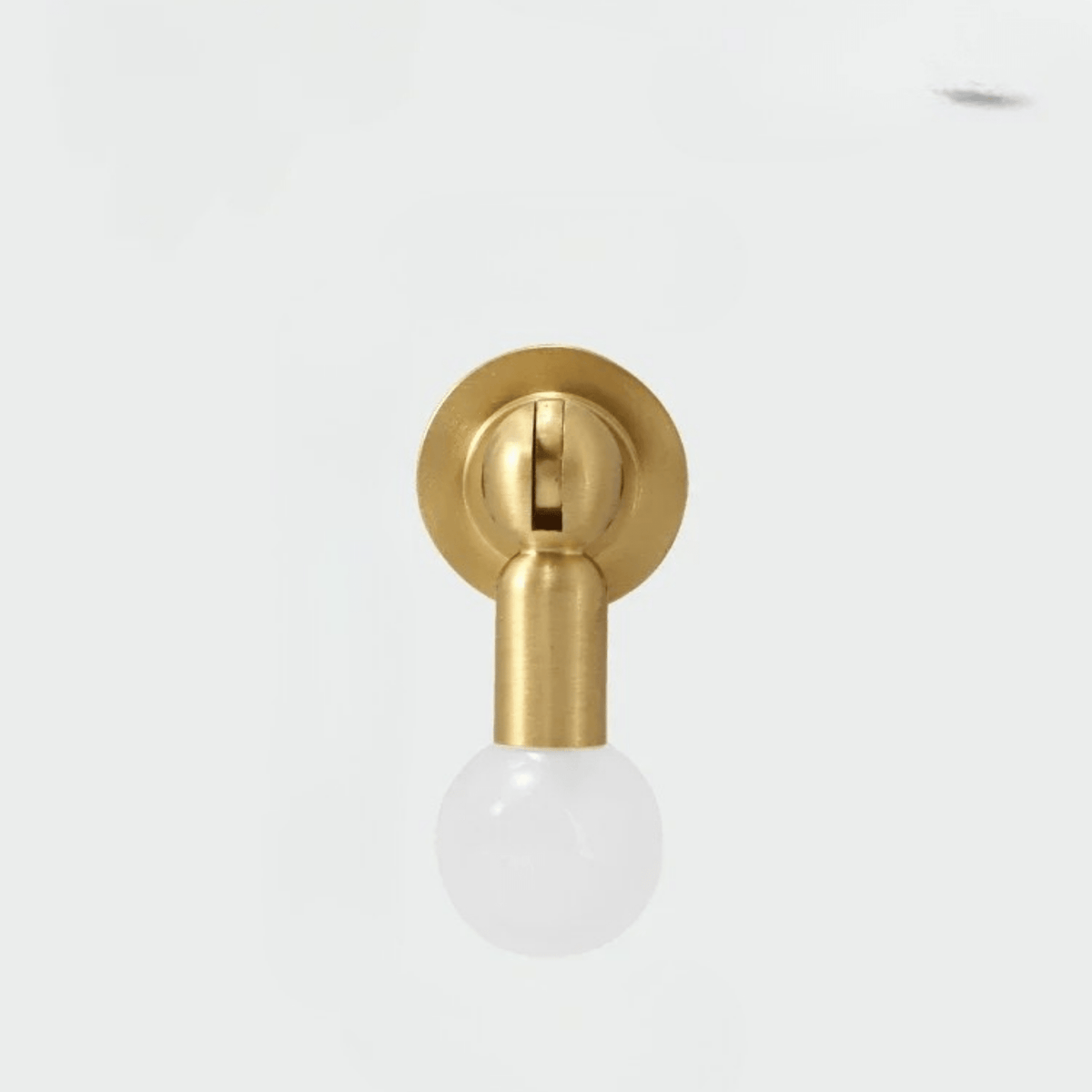 Bouton de meuble en cristal ambre et laiton pour armoires et tiroirs - Hommfer
