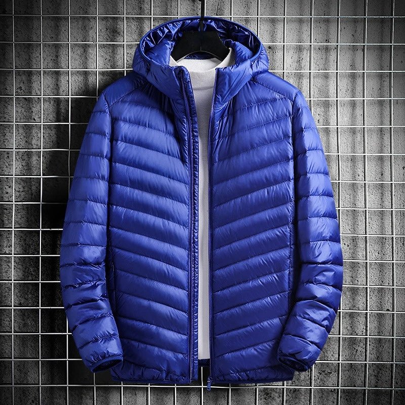 Brume Veste en duvet de canard ultra-légère, coupe-vent et déperlante pour temps froid - Hommfer