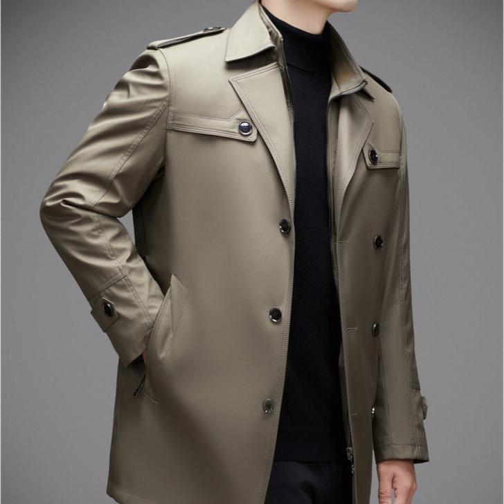 Calder Double-Breasted Overcoat with Mulberry Silk Insulation and Durable Technical Shell for Harsh Winter - Hommfer