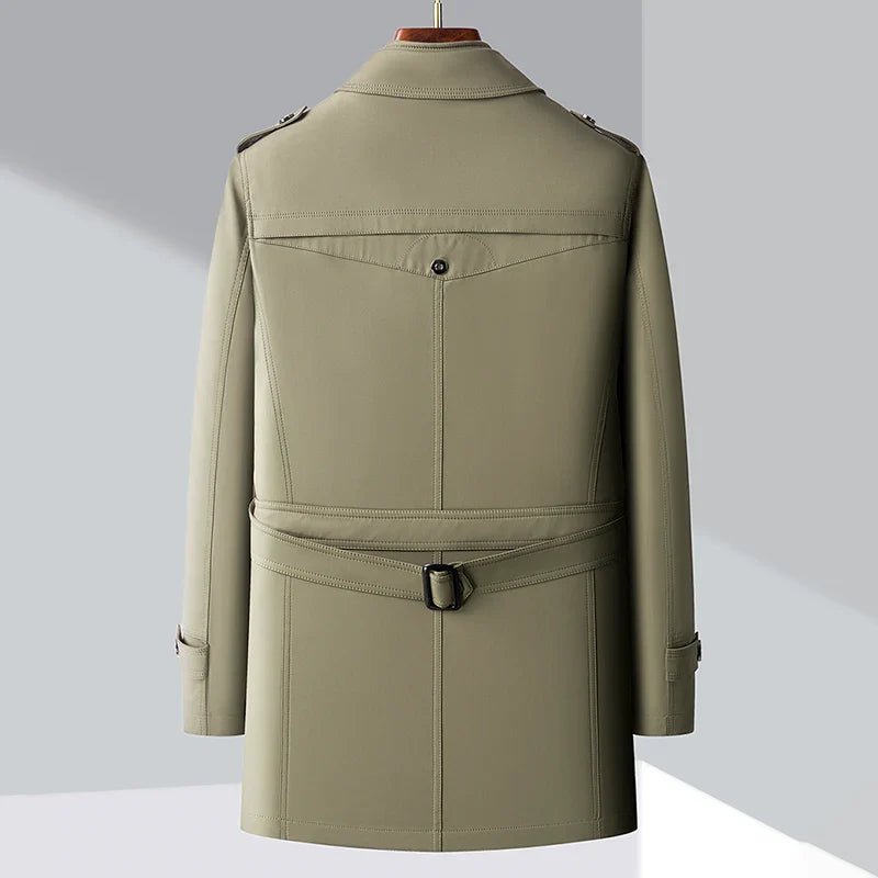 Calder Double-Breasted Overcoat with Mulberry Silk Insulation and Durable Technical Shell for Harsh Winter - Hommfer