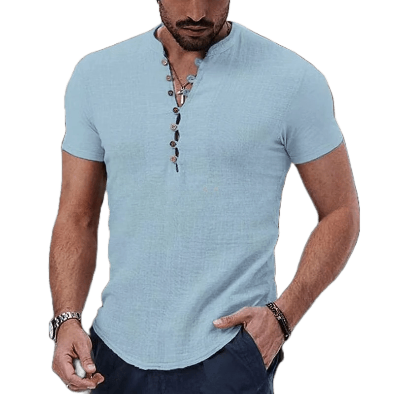 Chemise en mélange de lin ENZO CONTI LUXE - Hommfer