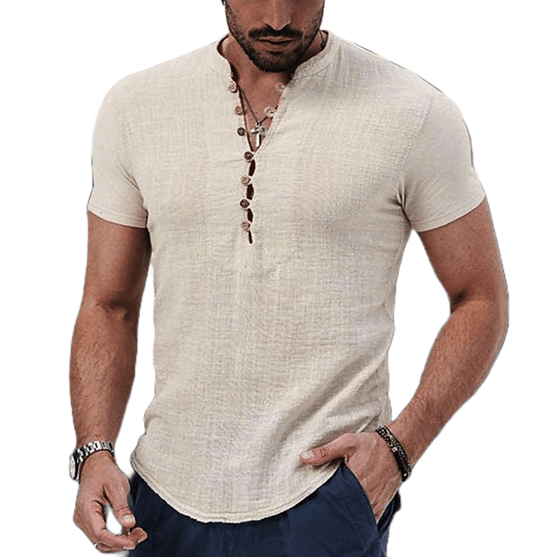 Chemise en mélange de lin ENZO CONTI LUXE - Hommfer