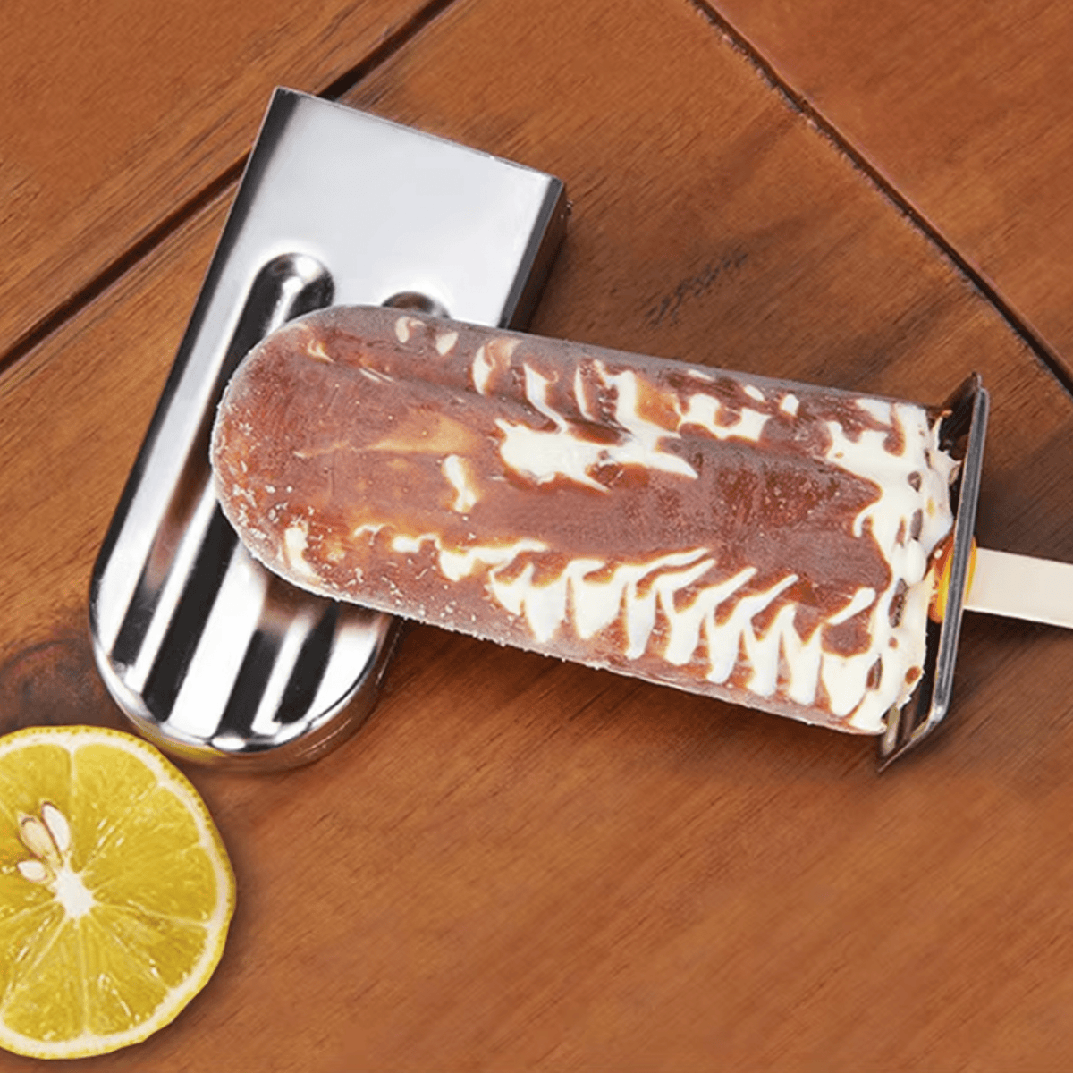 Ensemble de moules à glace en acier inoxydable avec support, 6 ou 10 moules, démoulage facile - Hommfer