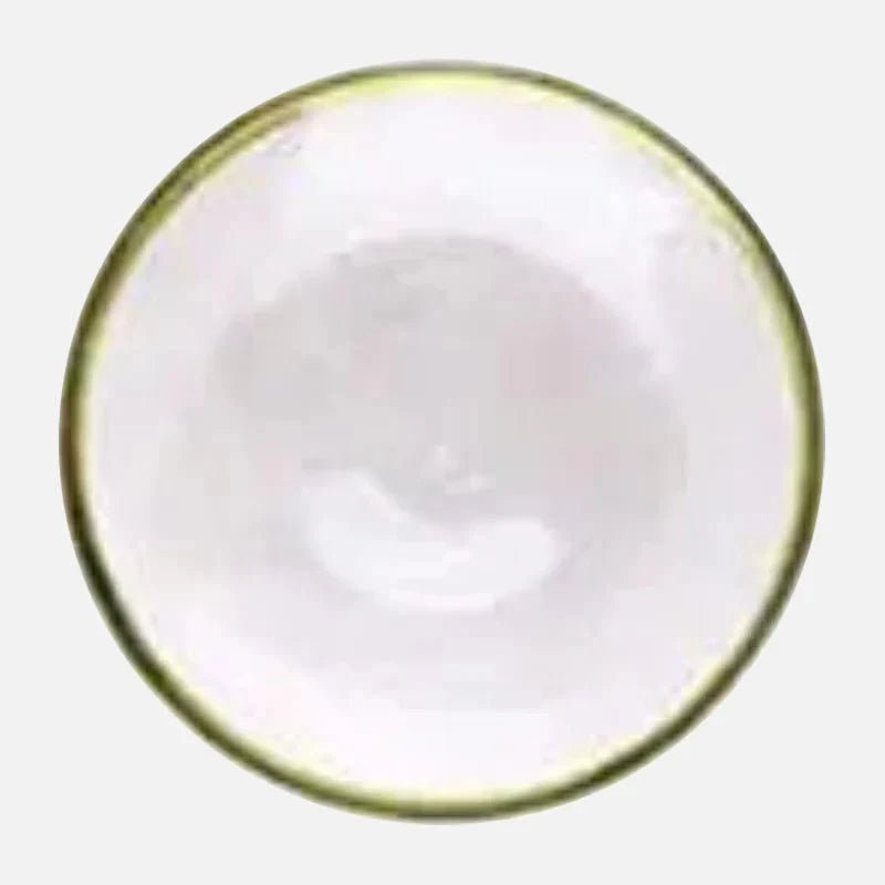 Hommfer – Assiette en Verre avec Bol et Bord Doré - Hommfer