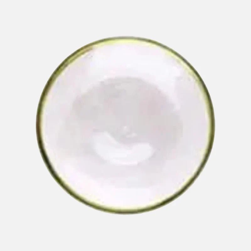 Hommfer – Assiette en Verre avec Bol et Bord Doré - Hommfer