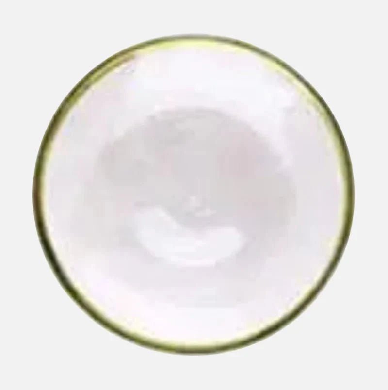 Hommfer – Assiette en Verre avec Bol et Bord Doré - Hommfer