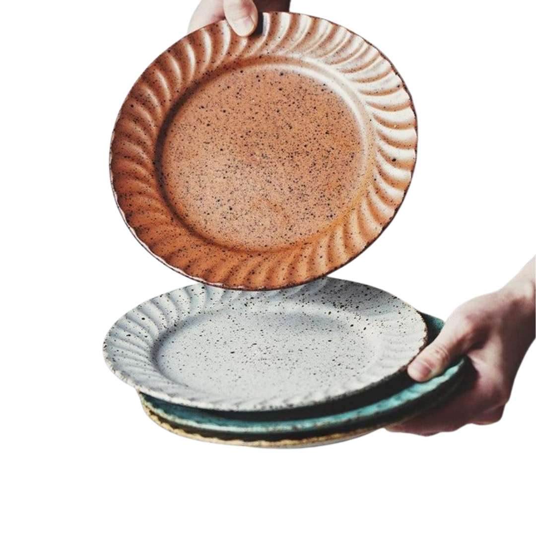 Hommfer – Assiette Texturée à Pois - Hommfer