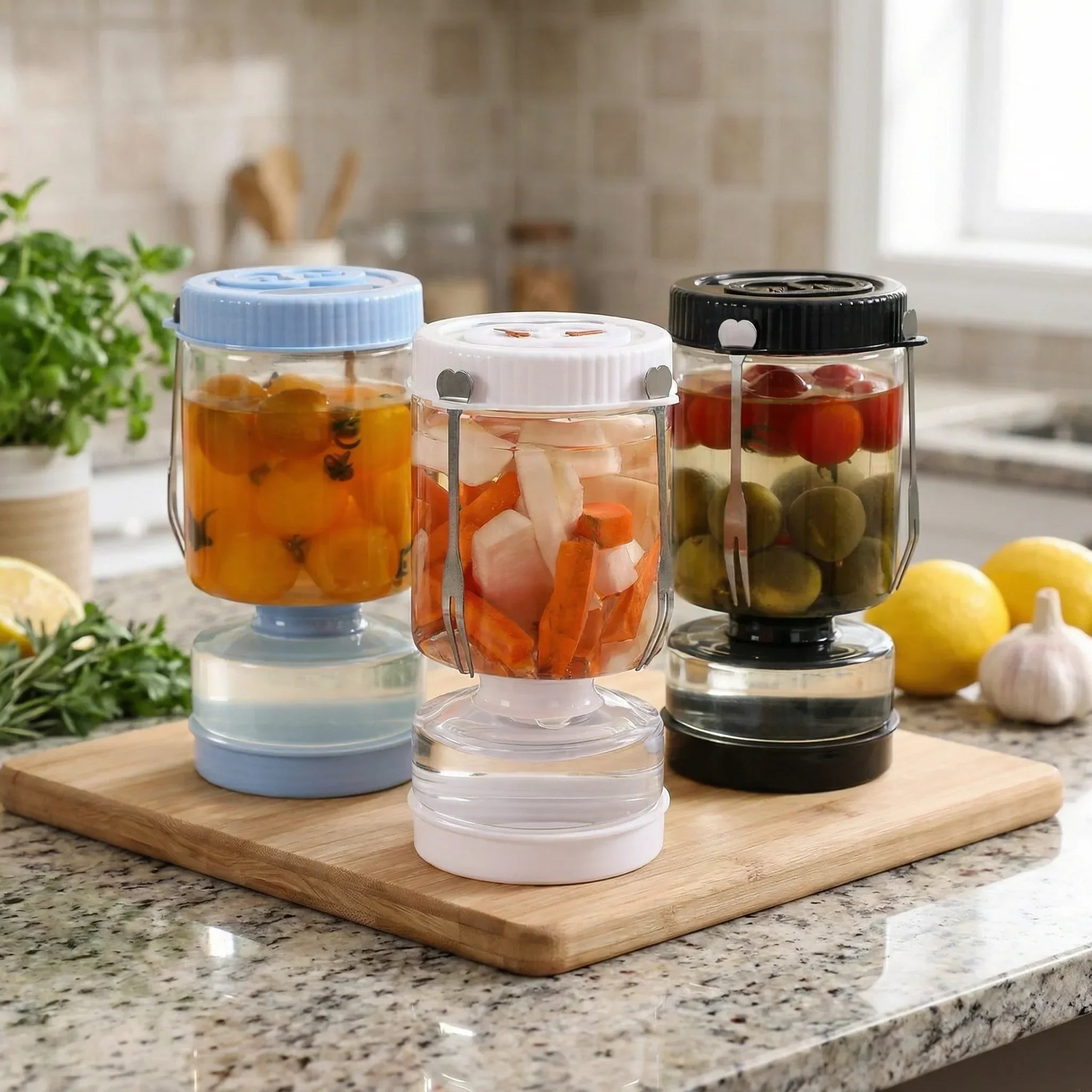 Hommfer – Bocal Élégant en Verre pour Cornichons - Hommfer