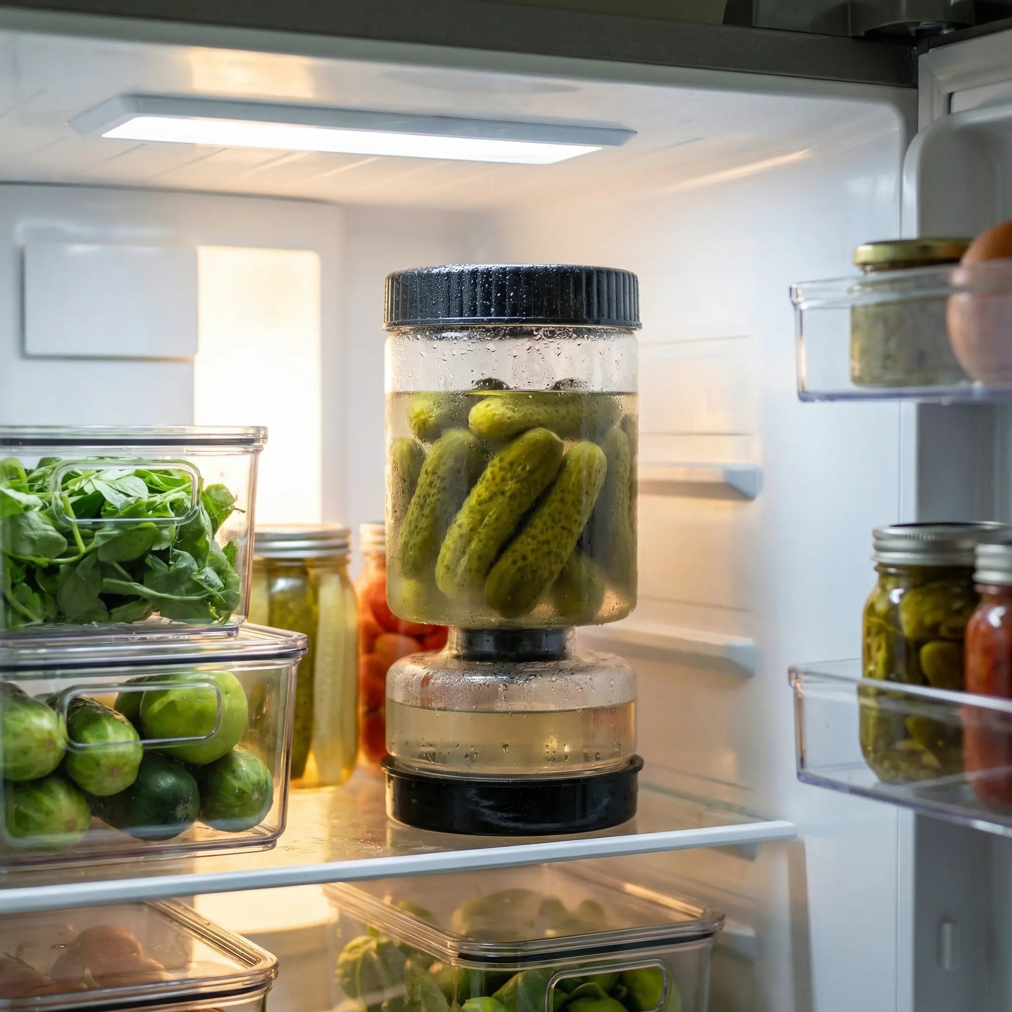 Hommfer – Bocal Élégant en Verre pour Cornichons - Hommfer