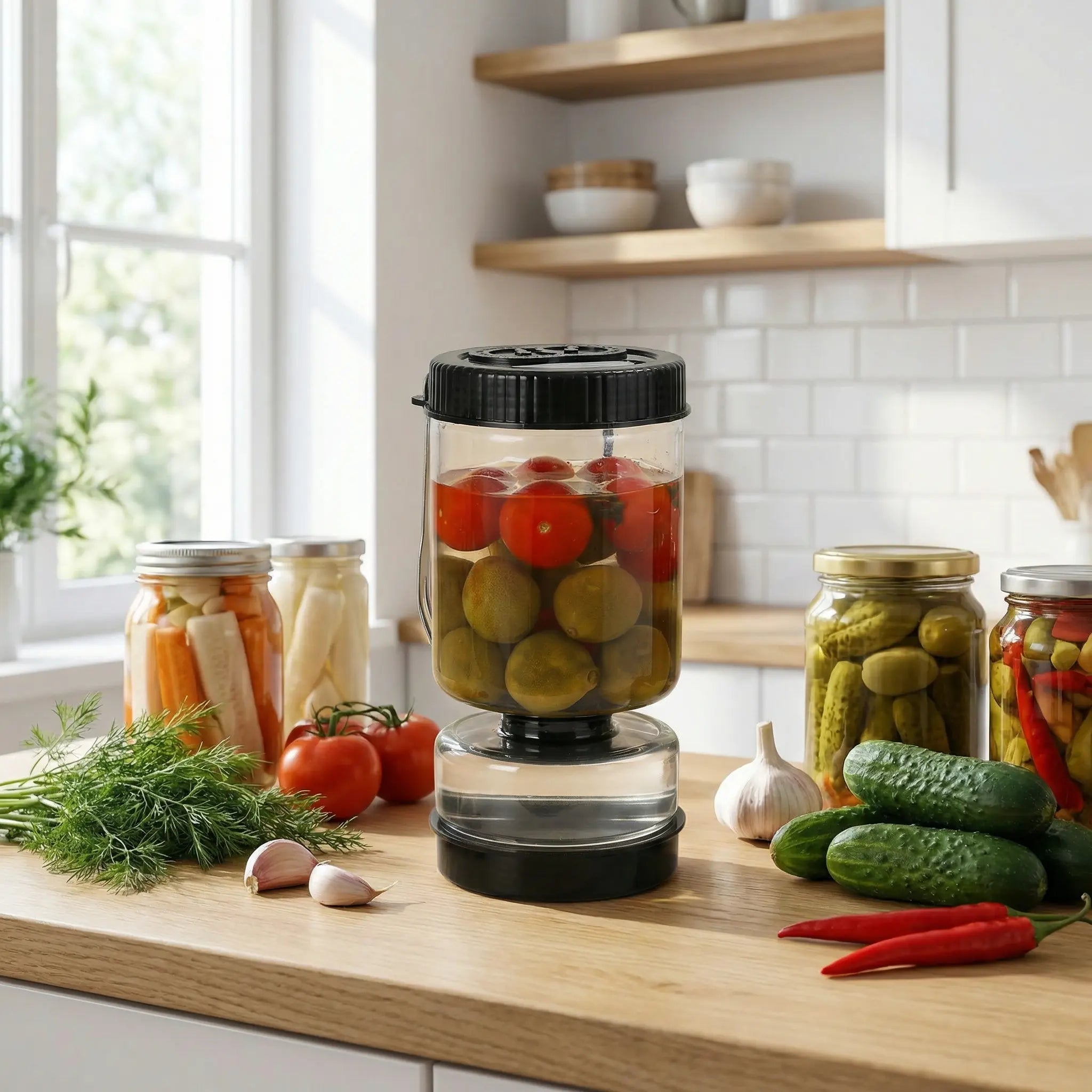 Hommfer – Bocal Élégant en Verre pour Cornichons - Hommfer