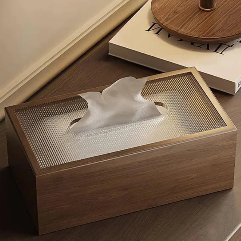 Hommfer – Boîte à mouchoirs en bois pour le salon - Hommfer