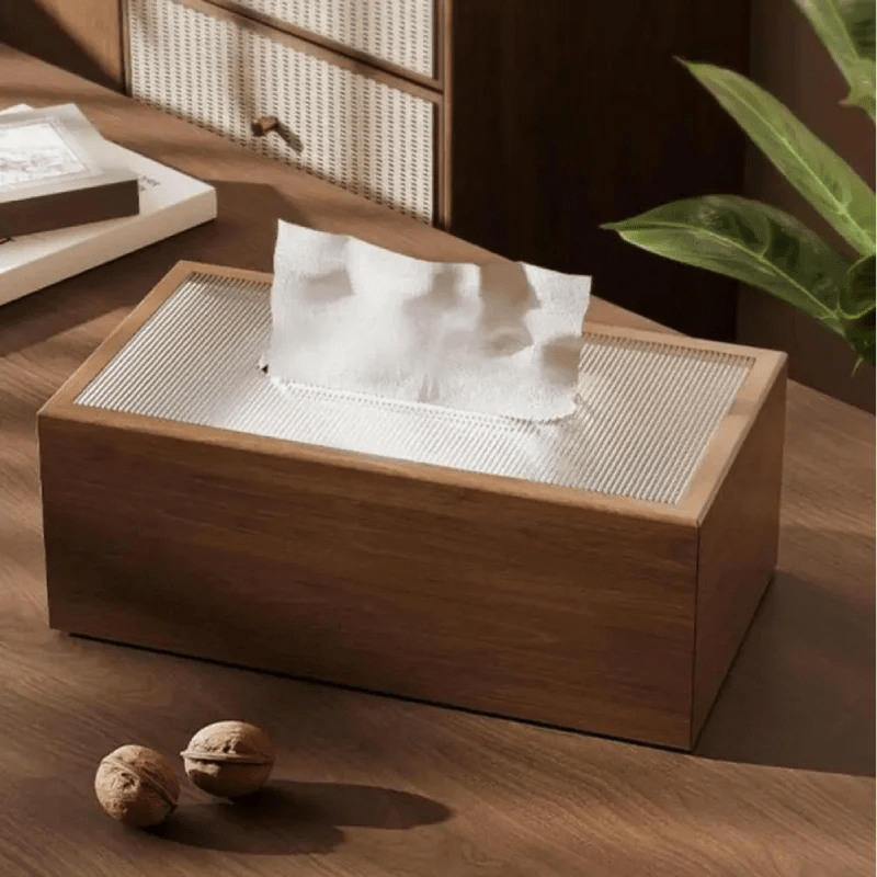 Hommfer – Boîte à mouchoirs en bois pour le salon - Hommfer