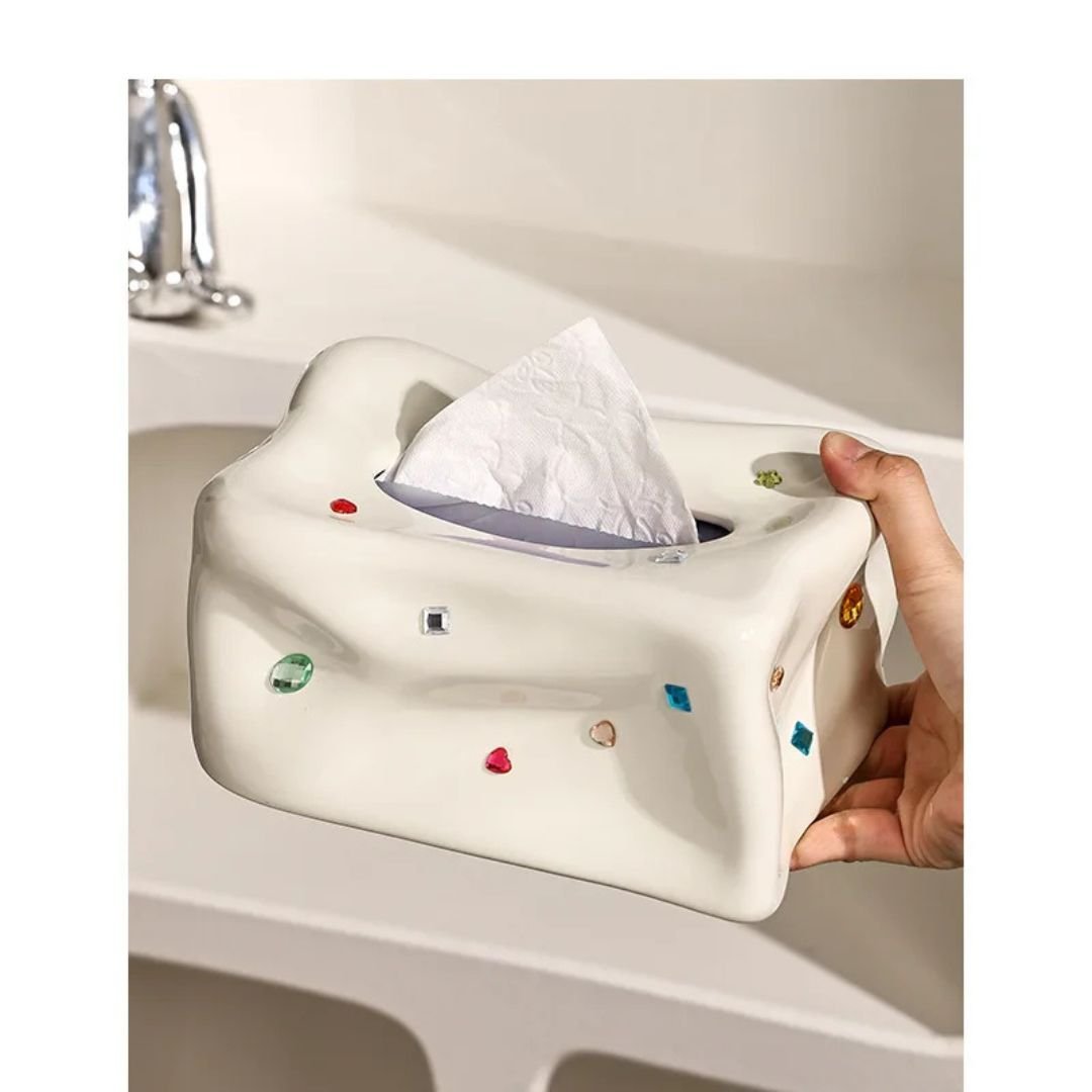 Hommfer – Boîte à Mouchoirs en Porcelaine Luxe - Hommfer