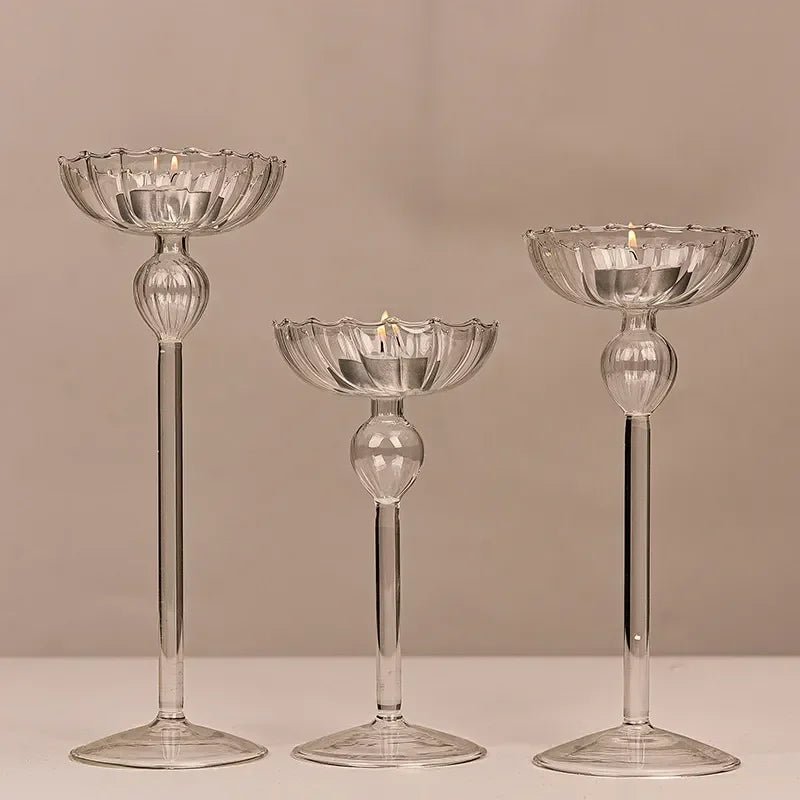 Hommfer – Bougeoirs en Verre Transparent Chic et Moderne - Hommfer