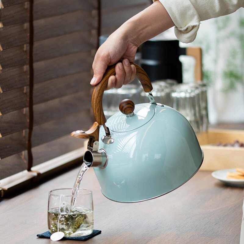 Hommfer – Bouilloire Harmony 3 L en acier inoxydable pour une ébullition rapide et un versement précis - Hommfer