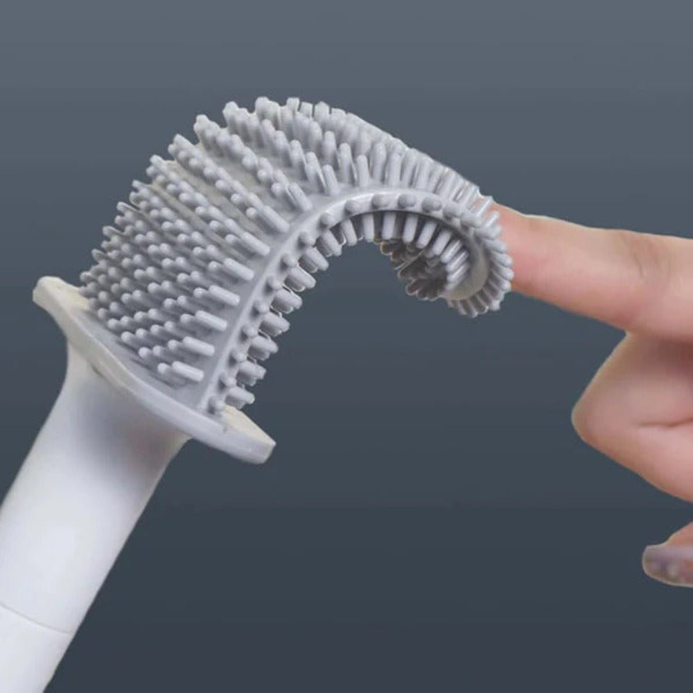 Hommfer – Brosse de Toilette en Silicone Facile à Nettoyer - Hommfer