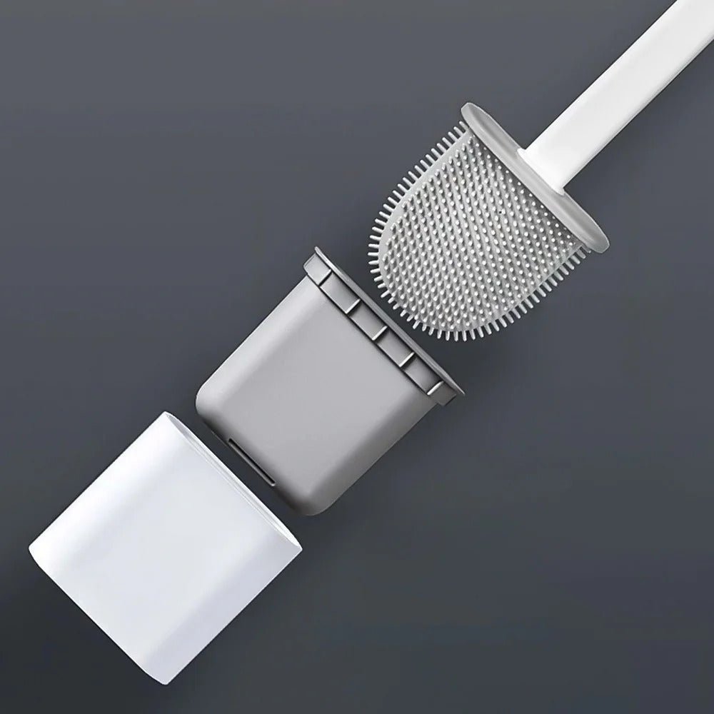 Hommfer – Brosse de Toilette en Silicone Facile à Nettoyer - Hommfer
