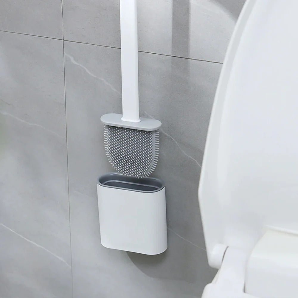 Hommfer – Brosse de Toilette en Silicone Facile à Nettoyer - Hommfer