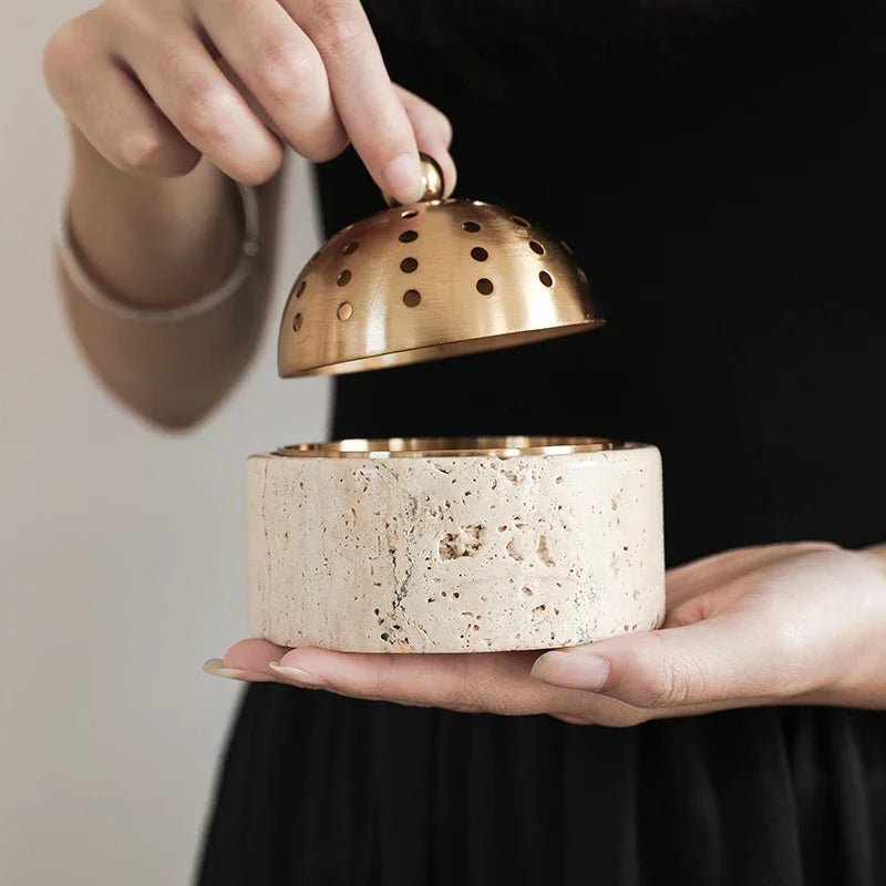 Hommfer – Brûleur d’Encens en Pierre Éthérée - Hommfer