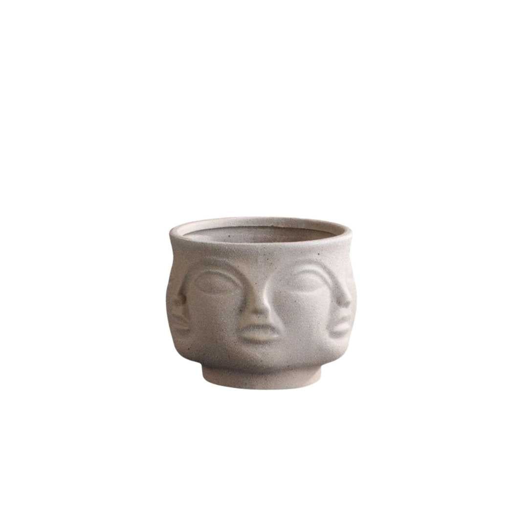 Hommfer – Cache - pots et Vases Visage en Céramique Artistique pour Salon - Hommfer