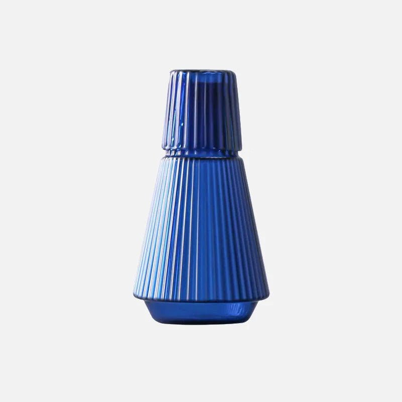 Hommfer – Carafe en Verre Plissé avec Gobelet - Hommfer