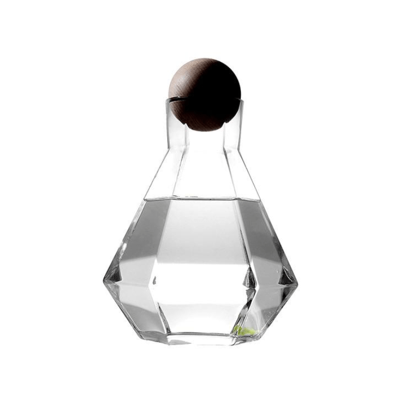 Hommfer – Carafe et Verres en Verre Taillé Style Diamant - Hommfer