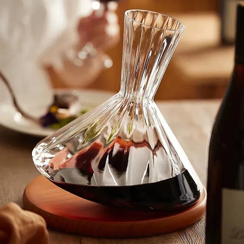 Hommfer – Carafe Rotative en Verre 350 ml pour le Salon - Hommfer