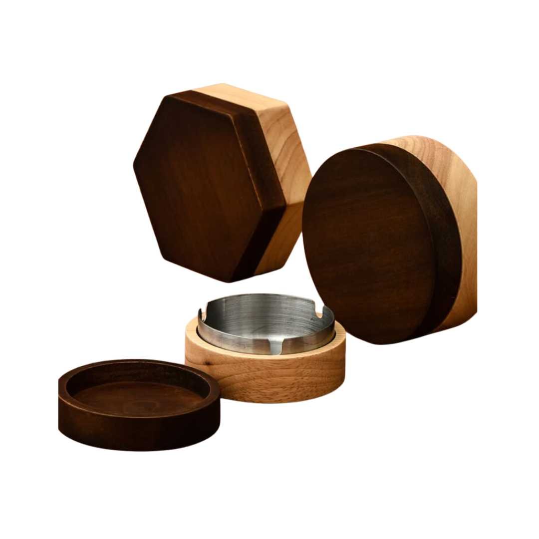 Hommfer – Cendrier en Bois Bicolore - Hommfer