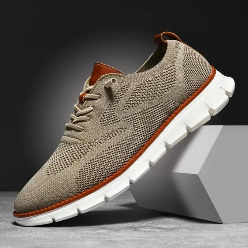 Hommfer - Chaussures Homme Flexeno en Maille Respirante avec Semelles Amortissantes pour un Confort Toute la Journée - Hommfer
